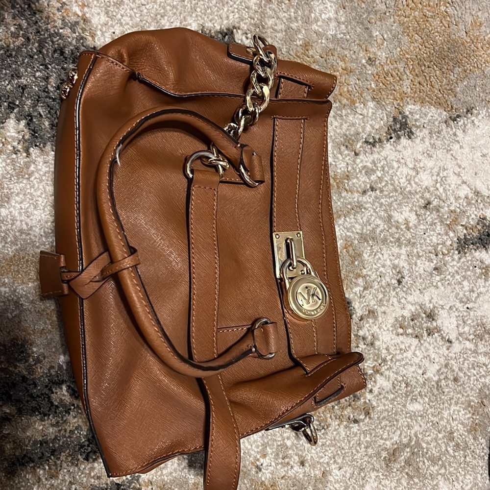 Michael Kors brown leather handbag - Picture 4 of 4